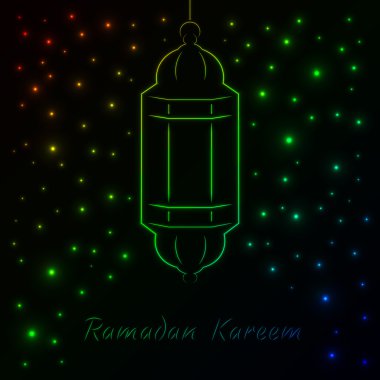 Ramazan Kareem ışık şekil