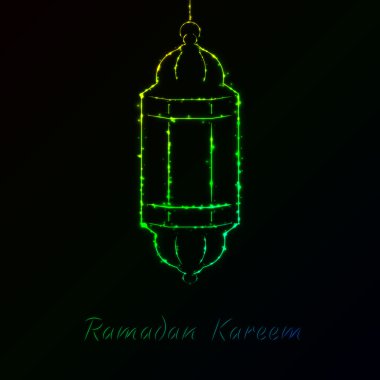 Ramazan Kareem ışık şekil