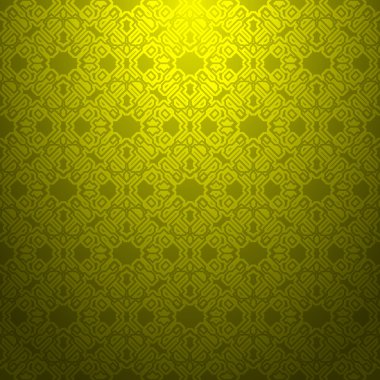 Sarı geometrik desen