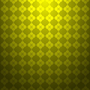 Sarı geometrik desen