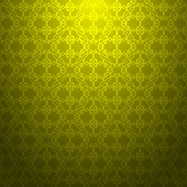 Yellow geometric pattern — Stock Vector