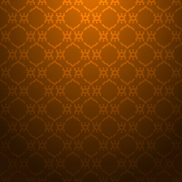 Oranje geometrische patroon — Stockvector