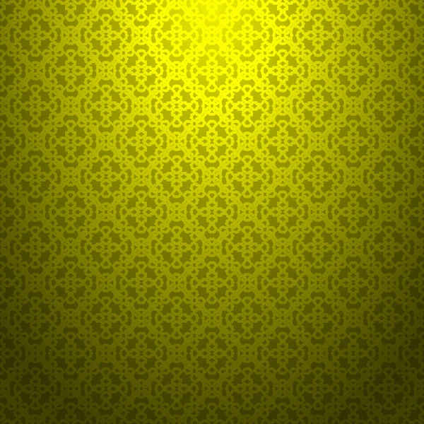 Yellow geometric pattern — Stock Vector