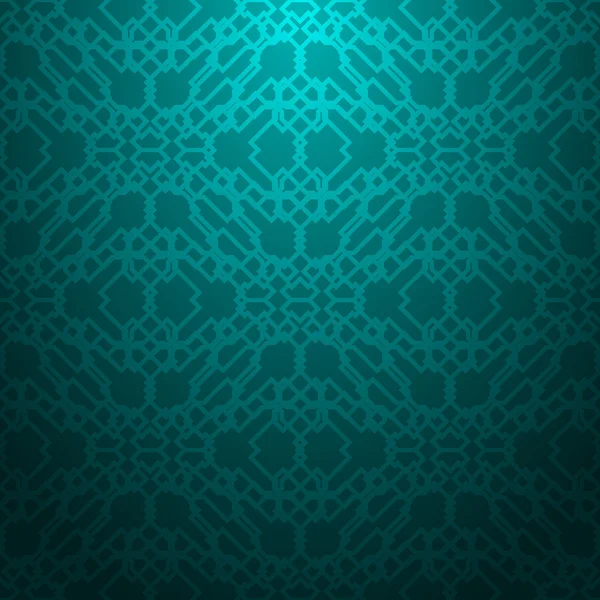 Cyan geometric pattern — Stock Vector