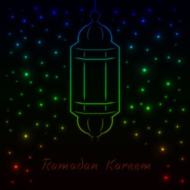Ramazan Kareem ışık şekil