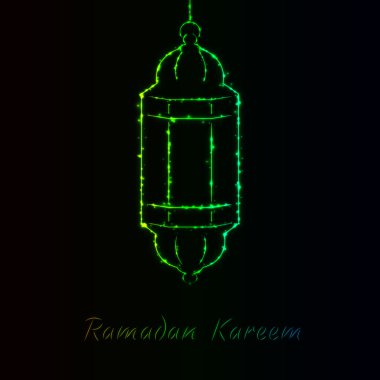 Ramazan Kareem ışık şekil