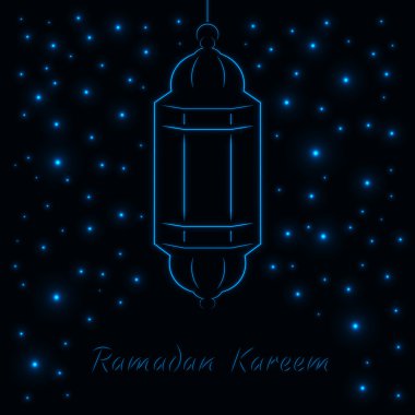 Ramazan Kareem ışık şekil