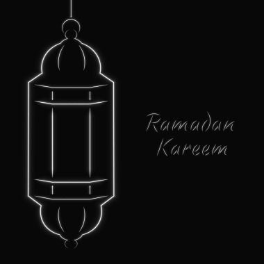 Ramazan Kareem ışık şekil
