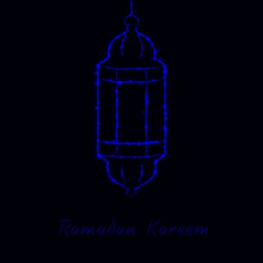 Ramazan Kareem ışık şekil