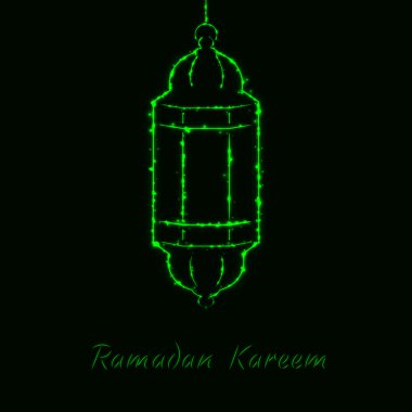Ramazan Kareem ışık şekil