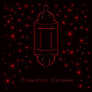 Ramazan Kareem ışık şekil