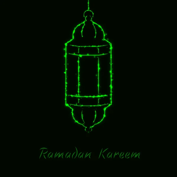 Ramadán Kareem ilustración de la luz — Archivo Imágenes Vectoriales