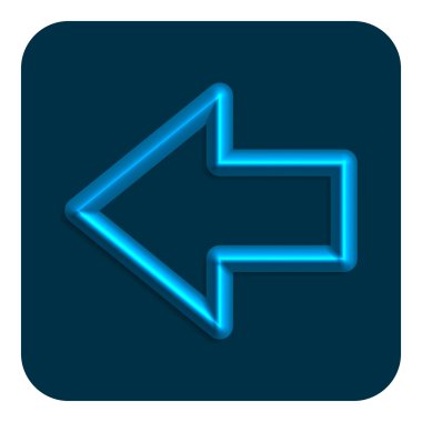 3D çizgi Neon Web simgesi