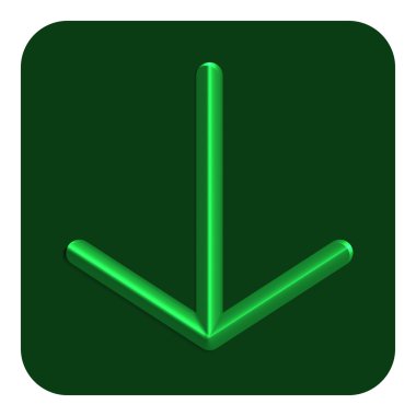 3D çizgi Neon Web simgesi