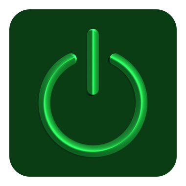 3D çizgi Neon Web simgesi