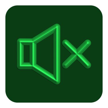 3D çizgi Neon Web simgesi