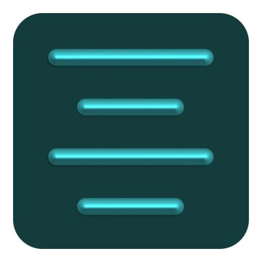 Satırı Neon Web simgesi