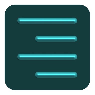 Satırı Neon Web simgesi