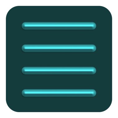 Satırı Neon Web simgesi