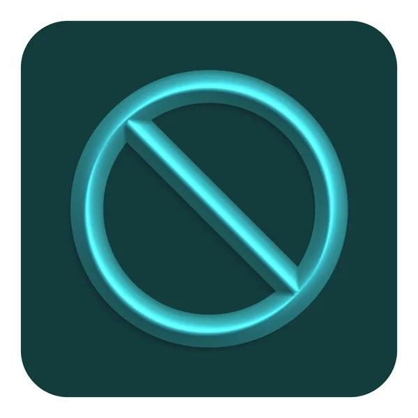 Lijn Neon Web Icon — Stockvector