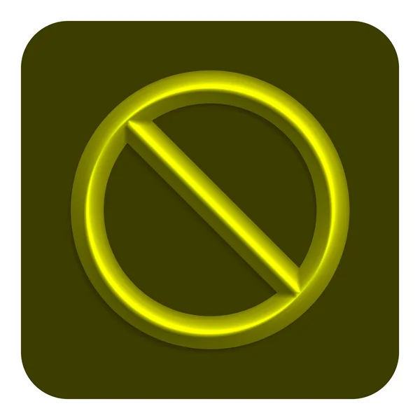 Satırı Neon Web simgesi — Stok Vektör