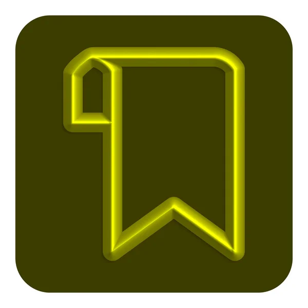 Ikona webové linky Neon — Stockový vektor
