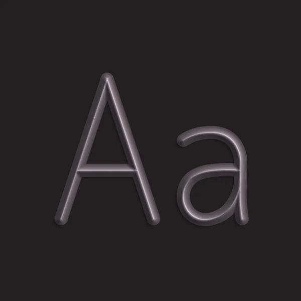 Alfabetletters van lichten — Stockvector