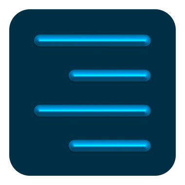 Satırı Neon Web simgesi