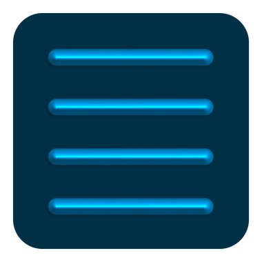 Satırı Neon Web simgesi