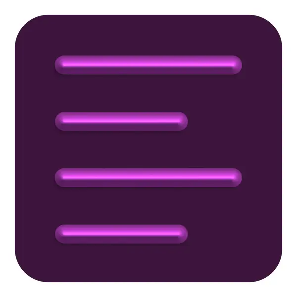 Lijn Neon Web Icon — Stockvector