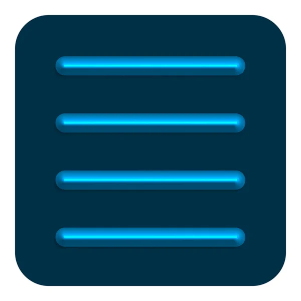 Lijn Neon Web Icon — Stockvector