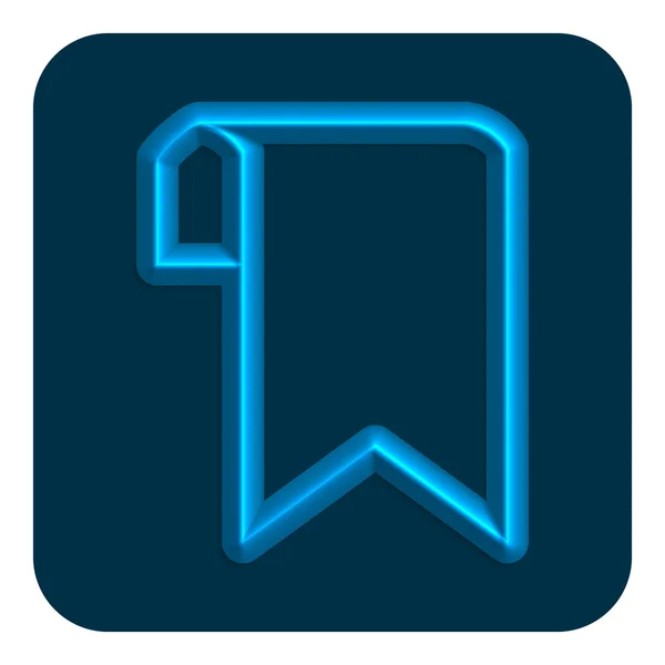 Linie Neon Web-Symbol — Stockvektor