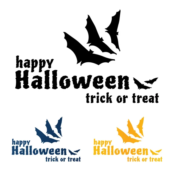 Happy Halloween Vector Sticker — Stock Vector