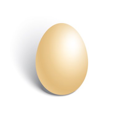 Beyaz arka planda tavuk yumurtası