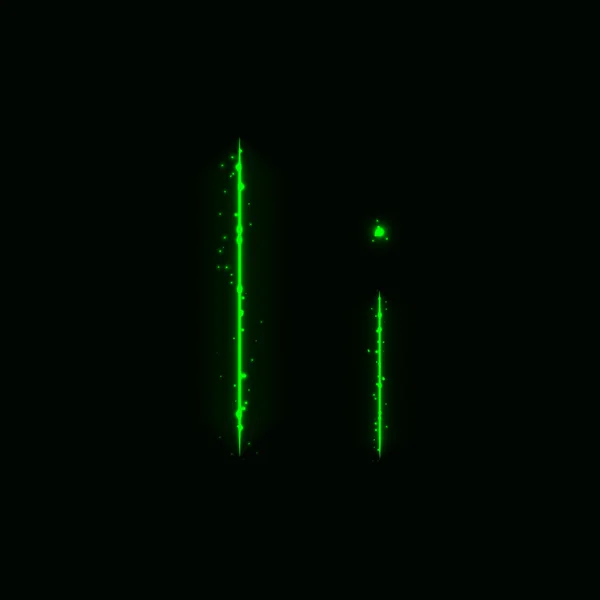 Letras del alfabeto de luces — Archivo Imágenes Vectoriales