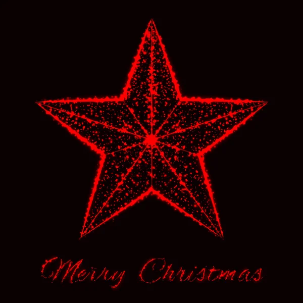 Merry Christmas lights — Stock vektor
