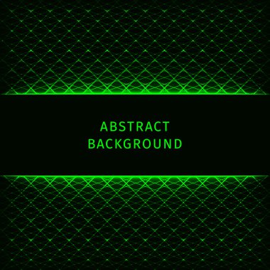 Işıklar şekil koyu arka plan üzerinde soyut