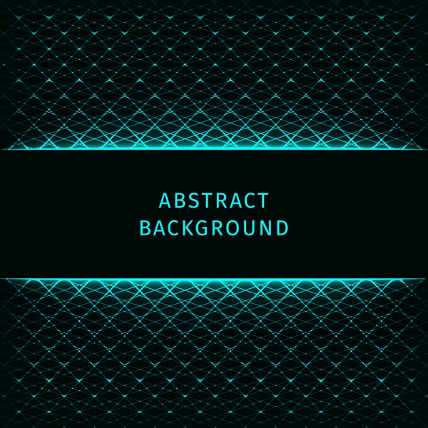 Luces forma abstracta sobre fondo oscuro — Vector de stock