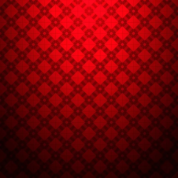 Motif géométrique rouge sans couture — Image vectorielle