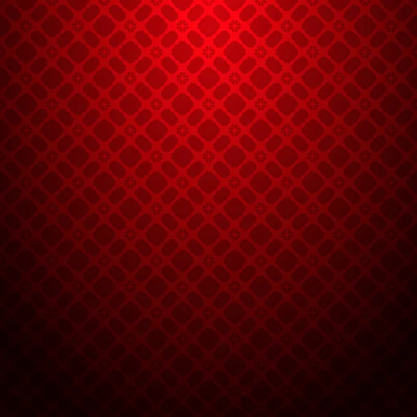 赤の幾何学的なシームレス パターン — ストックベクタ
