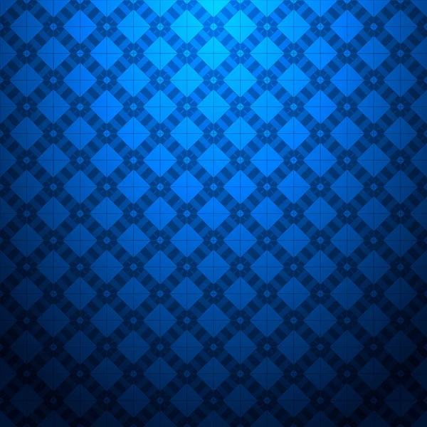 蓝色几何无缝图案 — 图库矢量图片