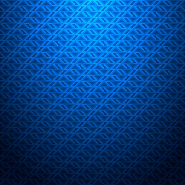 Patrón sin costura geométrica azul — Vector de stock