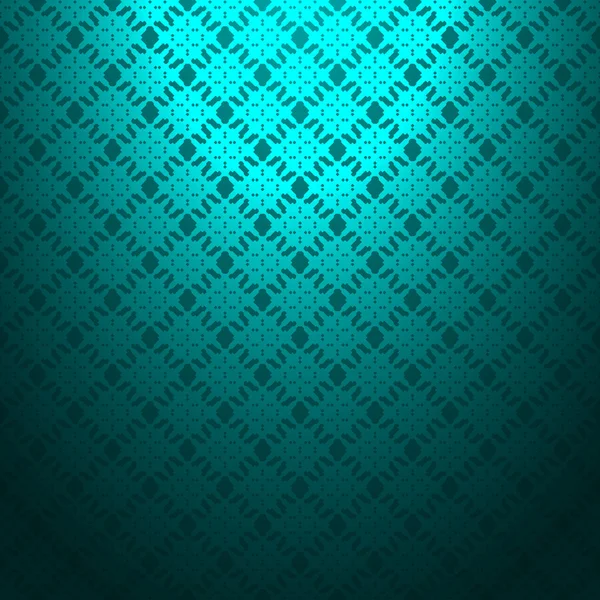 Cyan geometriska seamless mönster — Stock vektor