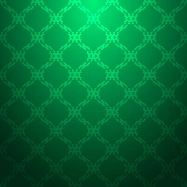 Spring green geometric pattern — Stock Vector