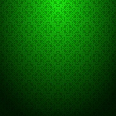 Yeşil geometrik desen