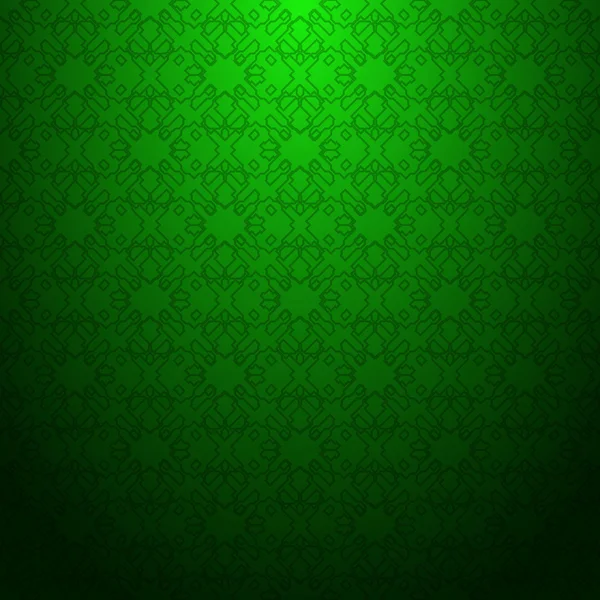 Green geometric pattern — Stock Vector