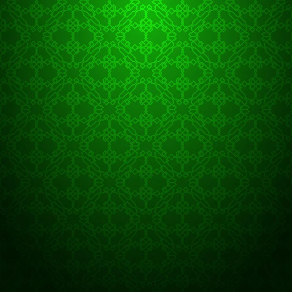 Groene geometrische patroon — Stockvector