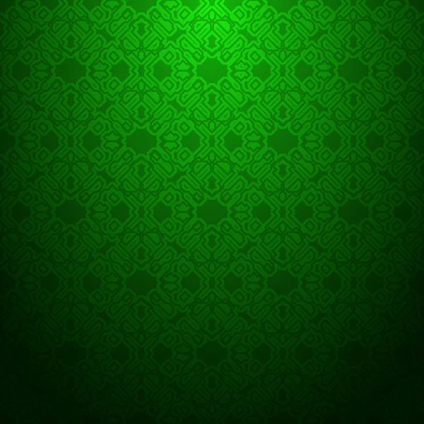 Groene geometrische patroon — Stockvector