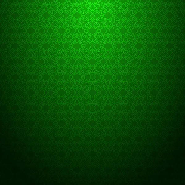 Grünes geometrisches Muster — Stockvektor