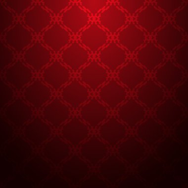 Kırmızı geometrik desen